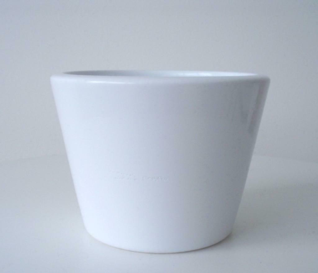 wit aardewerk potdeksel hoogte 9 cm Onberispelijk (Nieuw), Tuin en Terras, Bloempotten, Nieuw, Overige materialen, Binnen, Balkon