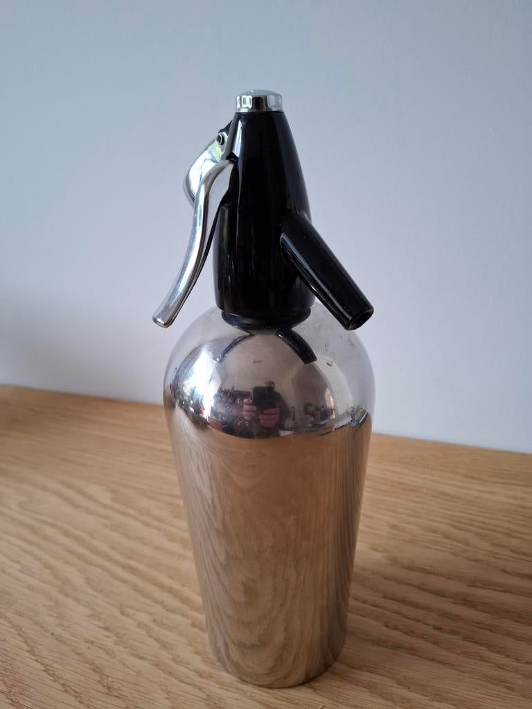 Siphon chromé épais de la marque Sparklets, Enlèvement ou Envoi
