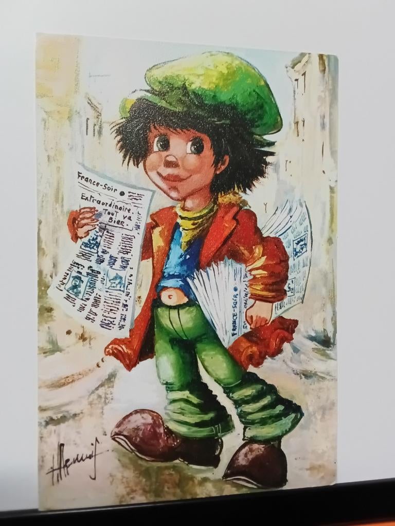 Cap Poulbot, Les Enfants de la Boheme, Ophalen of Verzenden, Ongelopen, Cultuur en Media