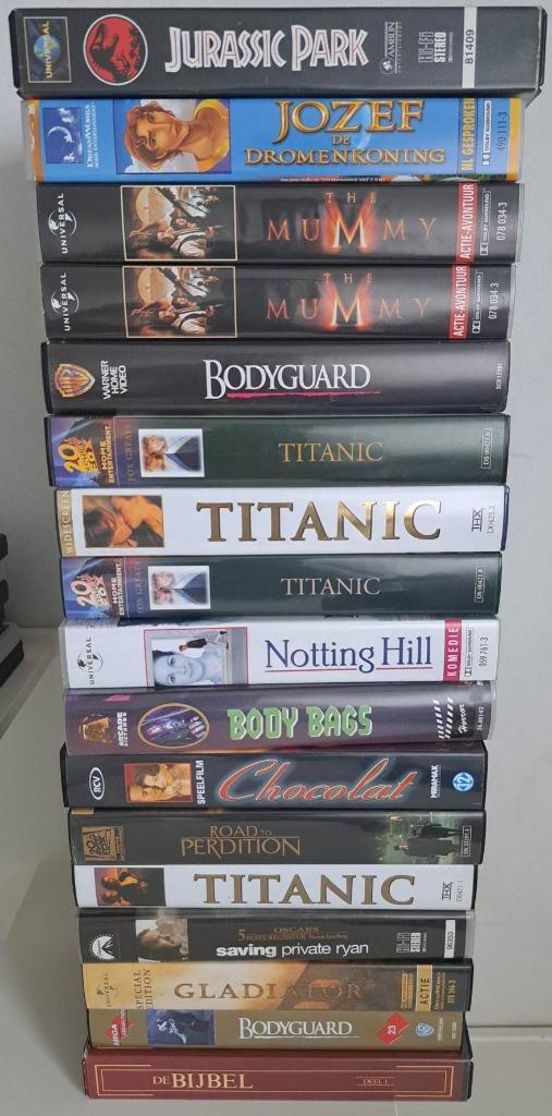 VHS: Lot allerlei 3 (zie foto's voor titels), Enlèvement ou Envoi, Comme neuf
