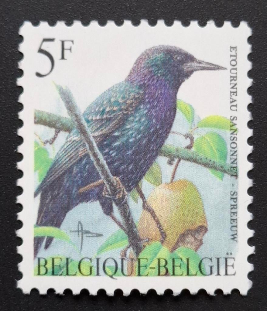 Belgique : COB 2638P8a ** Oiseaux 1996., Sans timbre, Neuf, Enlèvement ou Envoi, Non oblitéré