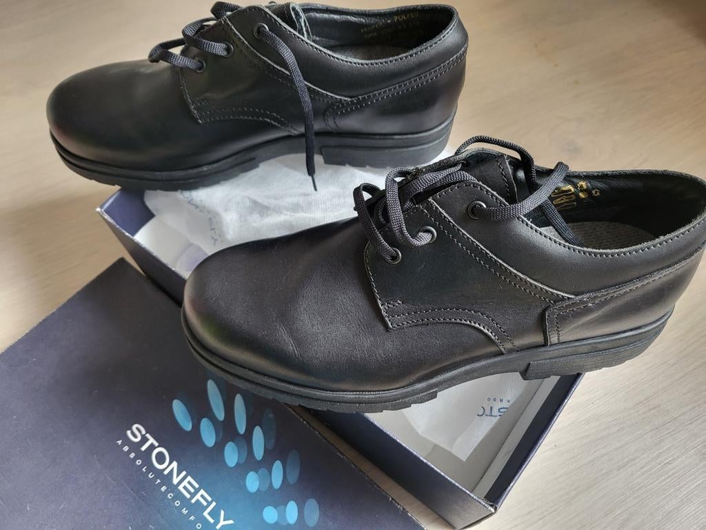 Herenschoenen Stonefly maat 43, nieuwprijs 120 €, Vêtements | Hommes, Chaussures, Neuf, Stonefly Scatola, Enlèvement, Noir