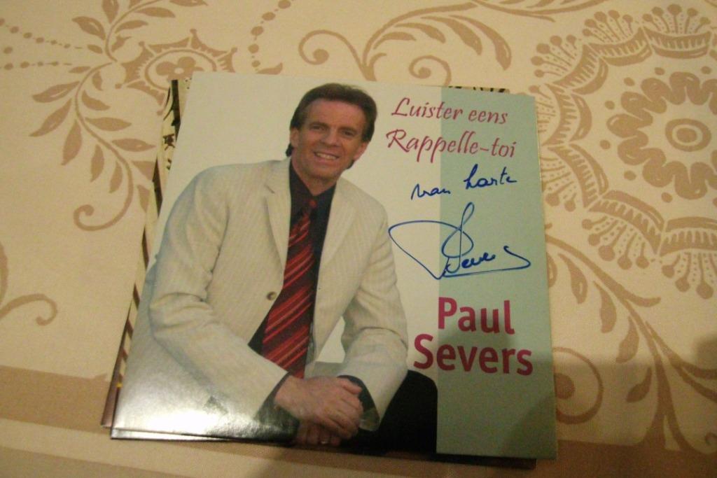 paul severs    met handtekening, Cd's en Dvd's, Ophalen of Verzenden