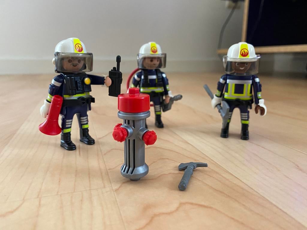 Playmobil action city brandweerlieden, Enlèvement, Comme neuf