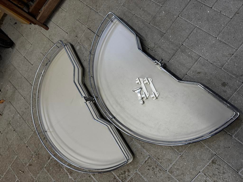 Keuken pannen organiser/ carrousel/ opberging, Ophalen, Gebruikt, 50 tot 100 cm, Crème