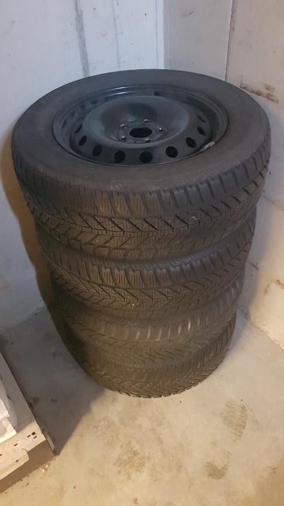 Winterset Renault ESPACE IV 16 duim op velg 225 60 16, Ophalen, Gebruikt, 16 inch, Banden en Velgen