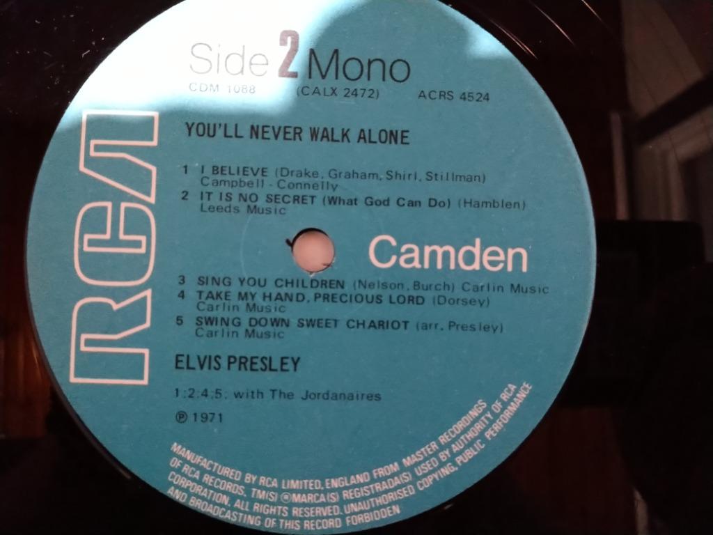 Vinyle Elvis Presley, Enlèvement, Utilisé, Rock and Roll