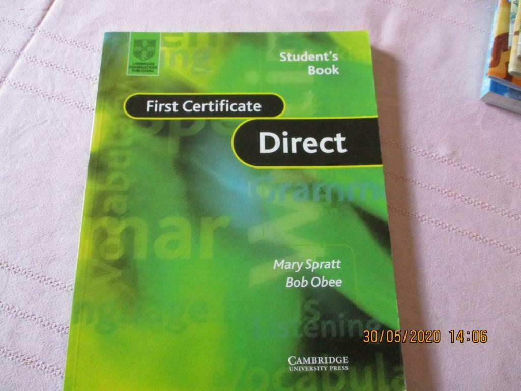 ENGLISH. FIRST CERTIFICATE DIRECT., Ophalen of Verzenden, Zo goed als nieuw, ASO, Engels