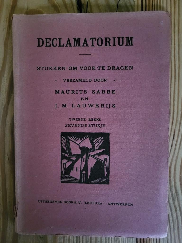 Sabbe & Lauwerijs - Declamatorium, Ophalen of Verzenden, Gelezen