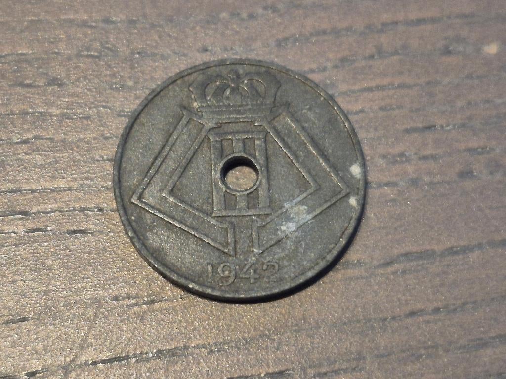 Pièce belge 1942 5 cents, Enlèvement ou Envoi