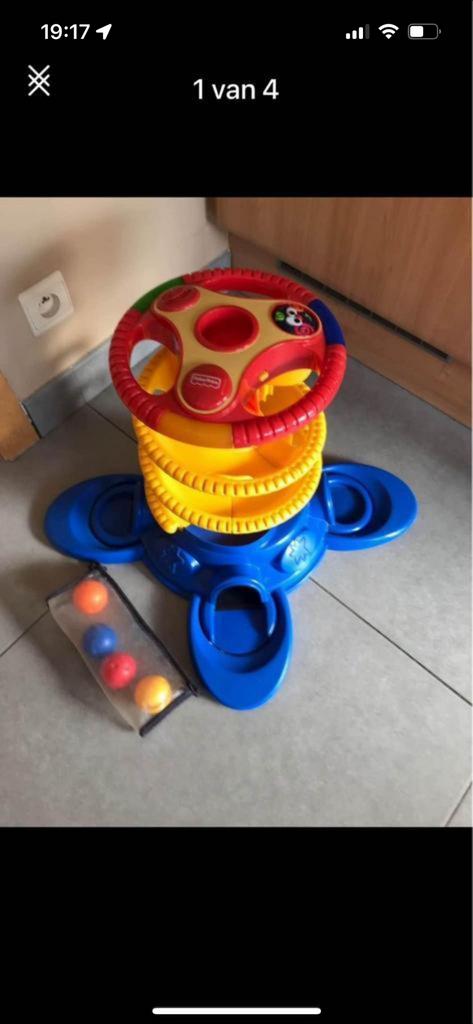 Ballenglijbaan voor baby'sen peuters, Ophalen, Zo goed als nieuw, Met licht
