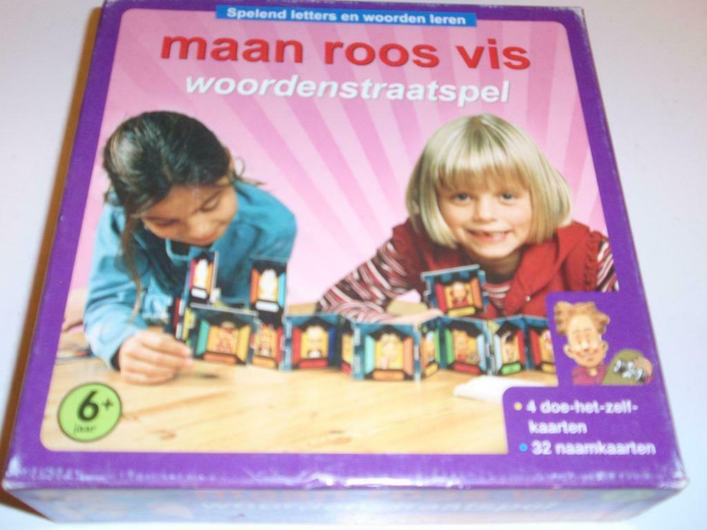Maan roos vis woordenstaatspel, Kinderen en Baby's, Ophalen, Gebruikt