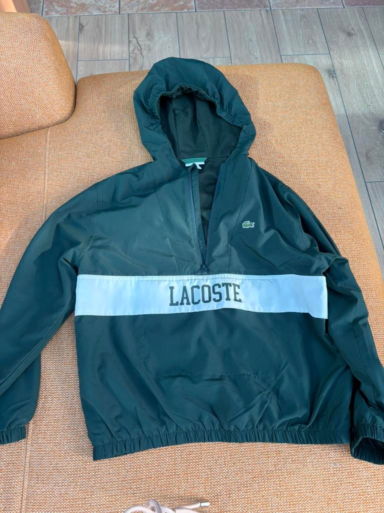 Lacoste jack met capuchon, maat 12 jaar, Ophalen, Zo goed als nieuw