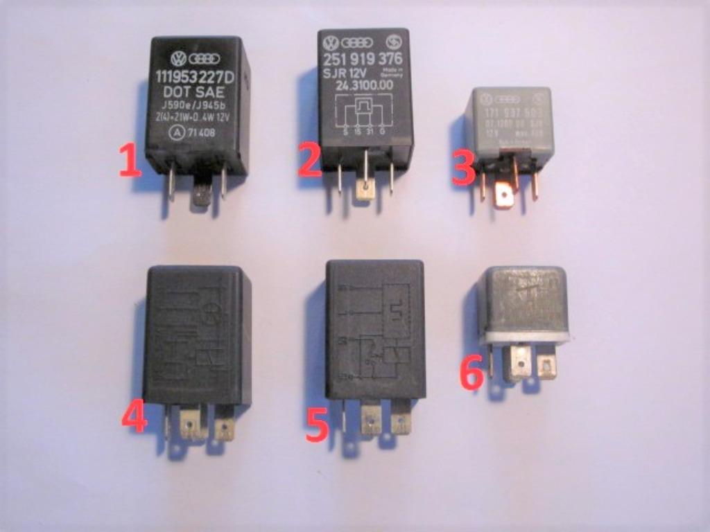 Relais voor Volkswagen / Audi / Kever / Transporter, Ophalen of Verzenden, Gebruikt, Universele onderdelen