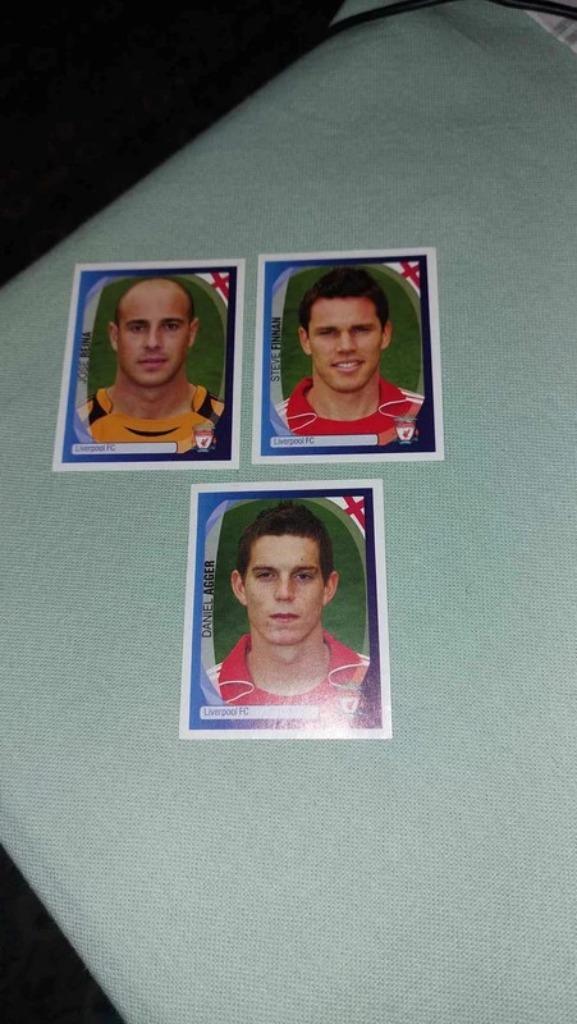 Panini / 3 Stickers / Liverpool FC / 2007-2008, Verzamelen, Verzenden, Nieuw, Poster, Plaatje of Sticker
