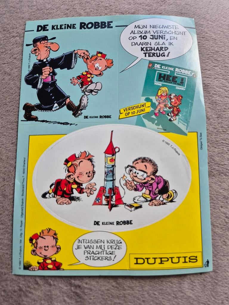 Sticker robbedoes, Verzamelen, Ophalen of Verzenden