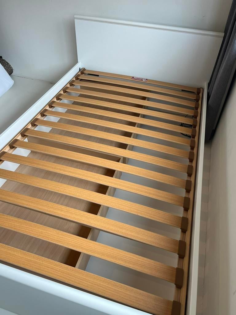 Lattenbodem Velda 1m20 x 2m, Huis en Inrichting, Slaapkamer | Matrassen en Bedbodems, Ophalen, Gebruikt, Twijfelaar, 120 cm