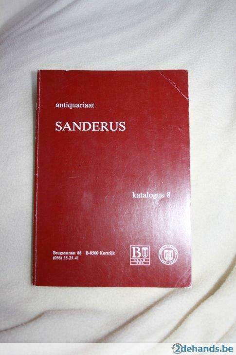 Antiquariaat Sanderus – Katalogus 8  Van F. Devoe, Ophalen of Verzenden, Gelezen