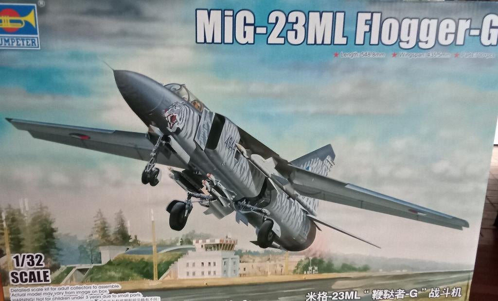 Trumpeter (03210): Mig-23ML Flogger G au 1:32, Hobby & Loisirs créatifs, Modélisme | Avions & Hélicoptères, Neuf, Avion, Plus grand que 1:72