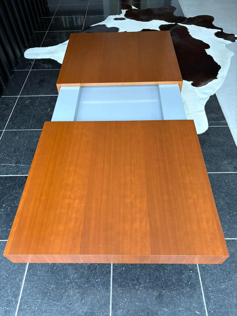 Leolux design salontafel, Enlèvement, Utilisé, Cerisier