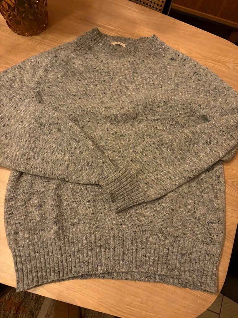 BELLEROSE trui grijs ronde hals wol/merino mix (L), Vêtements | Hommes, Enlèvement ou Envoi, Comme neuf, Gris