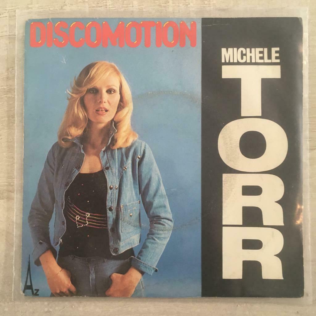7" Michele Torr - Discomotion (AZ 1979) VG+, Single, Utilisé, Pop, 7 pouces