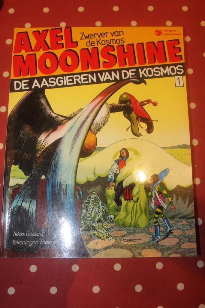 Axel Moonshine, Boeken, Gelezen, Godard-Ribera, Ophalen of Verzenden, Meerdere stripboeken