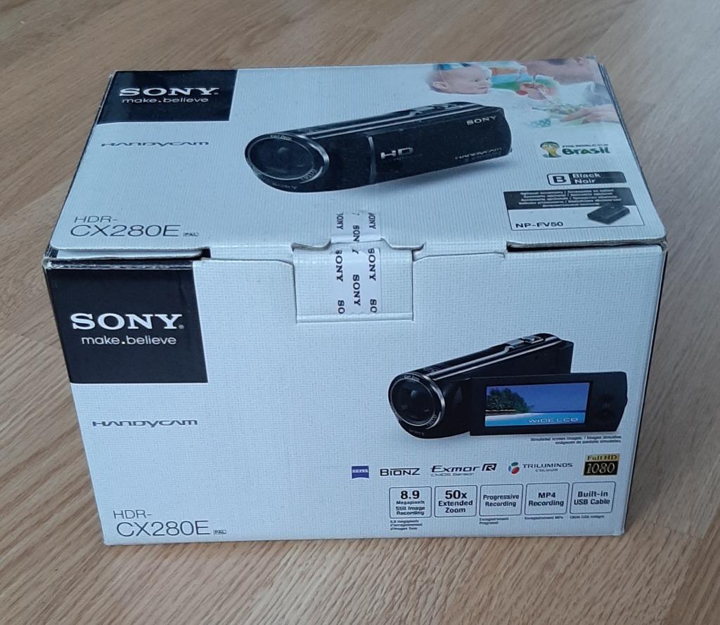Caméra Sony handycam HDR-CX280E, Carte mémoire, Full HD, Comme neuf, Sony