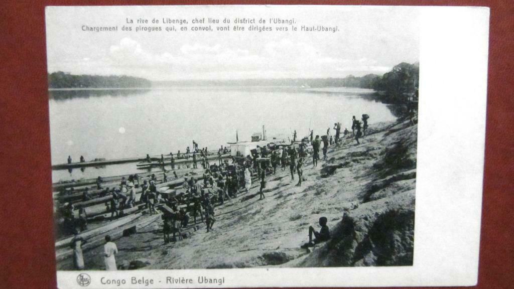 POSTKAARTEN BELGISCH CONGO- DE RIVIER UBANGI, Verzamelen, Ophalen of Verzenden, Ongelopen