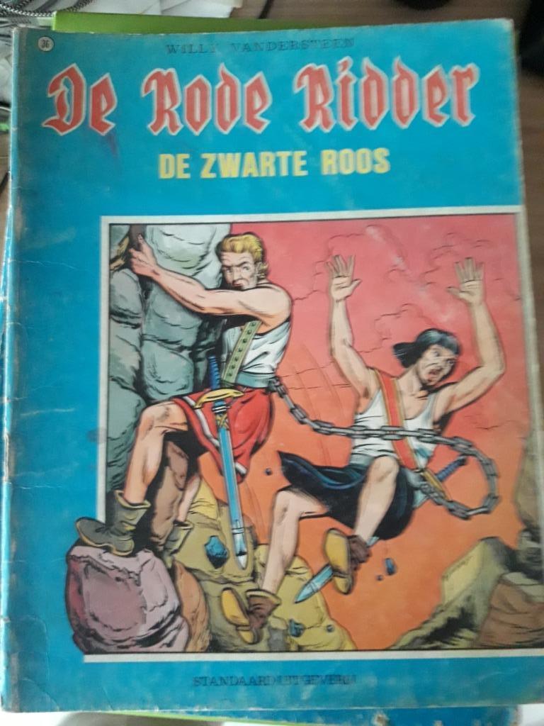 De rode ridder 36 De zwarte Roos, Boeken, Gelezen, Willy Vandersteen, Eén stripboek, Ophalen of Verzenden