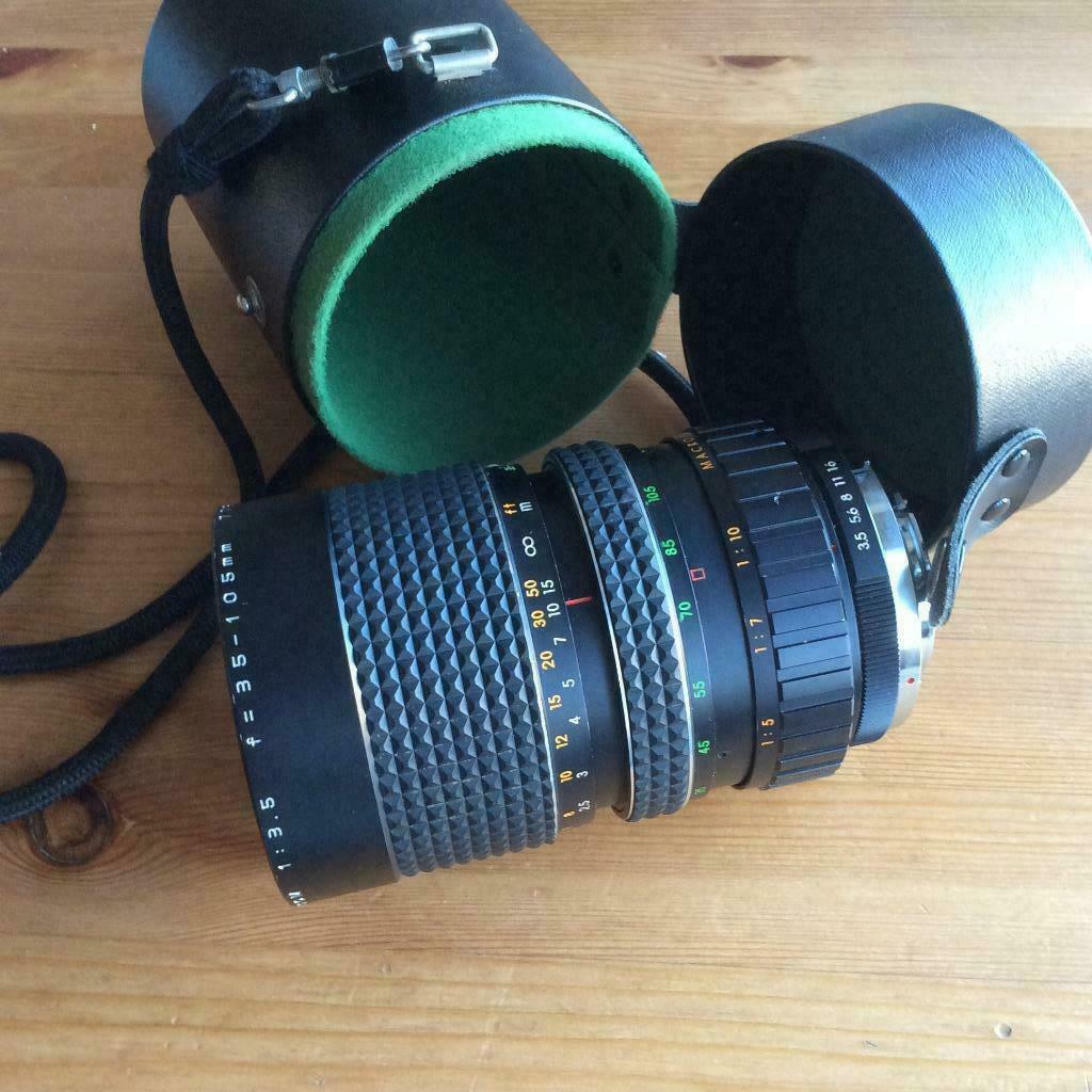 Makinon MC 35-105mm zoomlens, Enlèvement, Utilisé, Lentille standard, Zoom