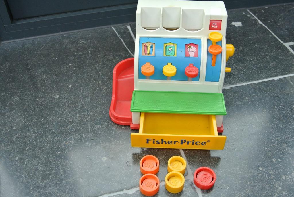 kassa van fisher price, vintage, Kinderen en Baby's, Speelgoed | Fisher-Price, Ophalen of Verzenden