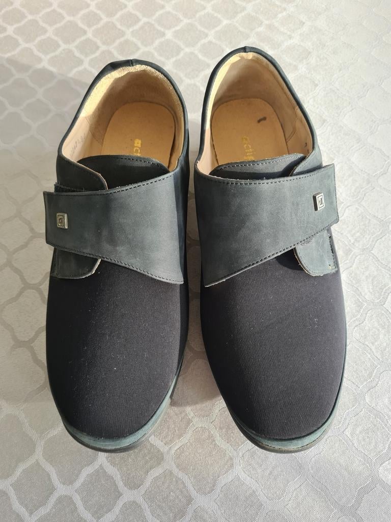 Zwarte comfortschoenen maat 7=40,5, Zwart, Overige typen, Actiflex, Ophalen of Verzenden
