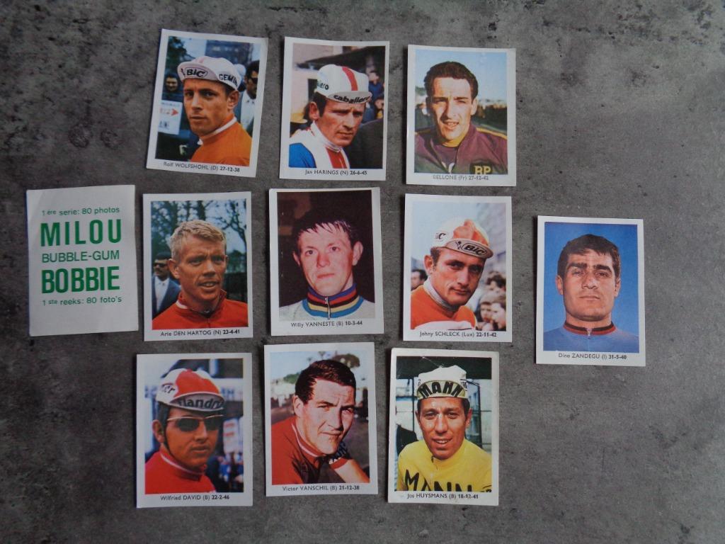 CYCLISTES IMPRIMES DES CARTES PHOTOS ANNÉES 60 RIZLA, Envoi