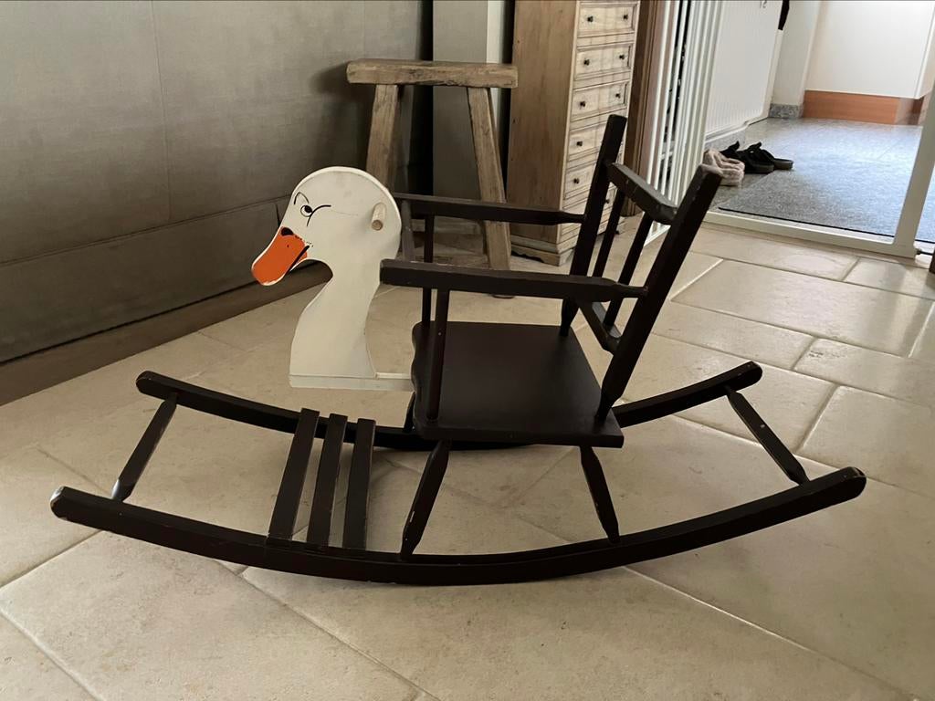 Prachtige vintage houten schommelstoel  Buffalo, Kinderen en Baby's, Ophalen, Gebruikt
