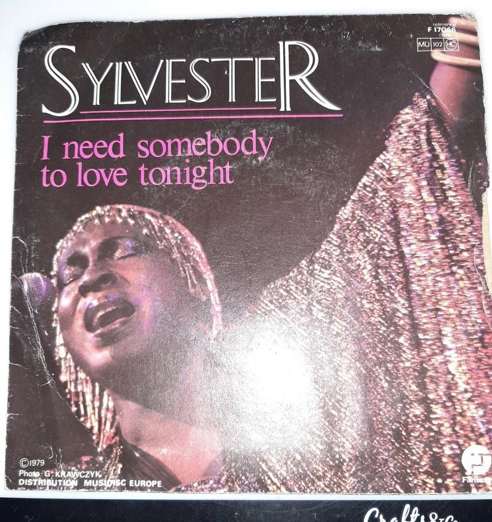 Vinyl 45trs- Sylvester- I need somebody to love tonight, Cd's en Dvd's, Vinyl Singles, Ophalen of Verzenden, Zo goed als nieuw