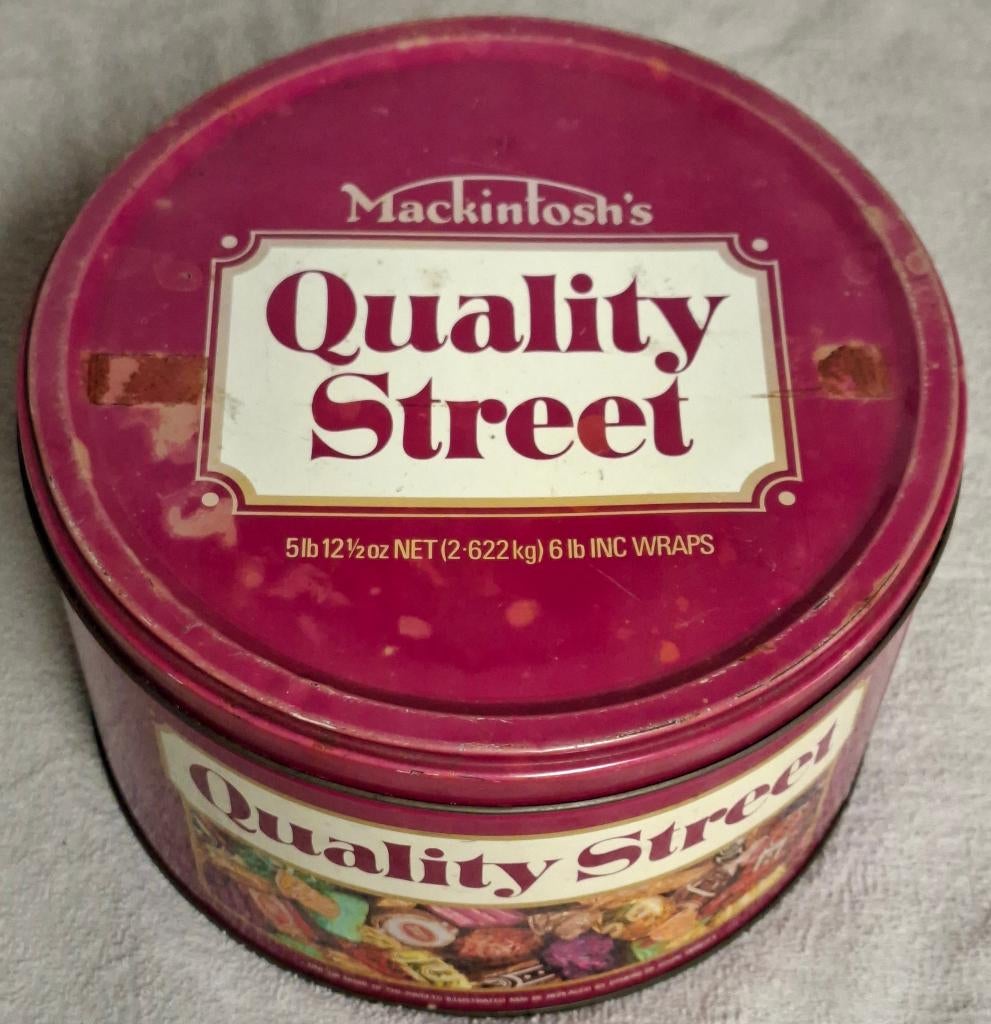 vintage Mackintosh's Quality Street blikken dozen, Ophalen
