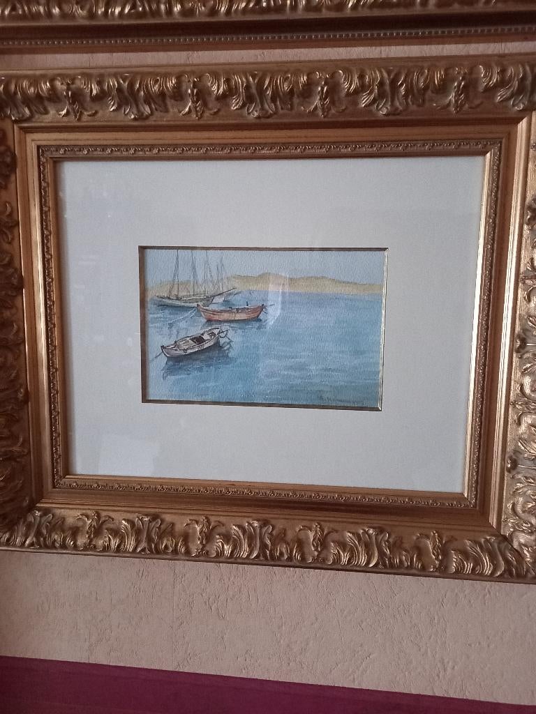 Schilderij- aquarel, Enlèvement