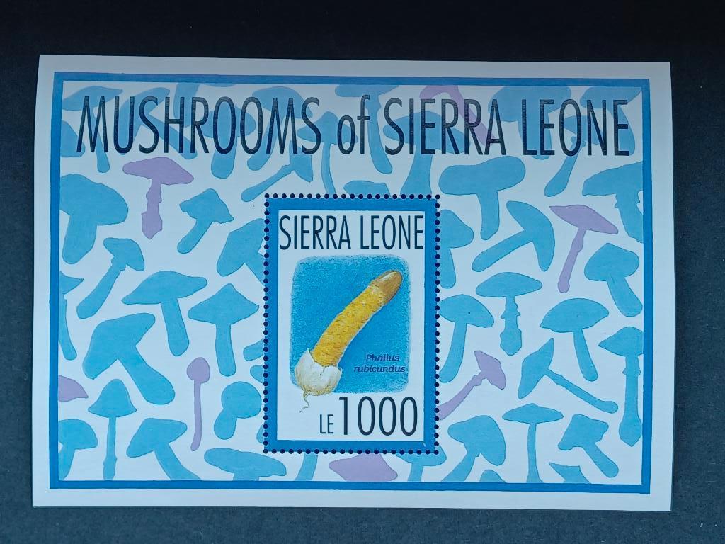 Postzegels Sierra Leone - Paddestoelen, Postzegels en Munten, Ophalen of Verzenden, Overige landen, Postfris
