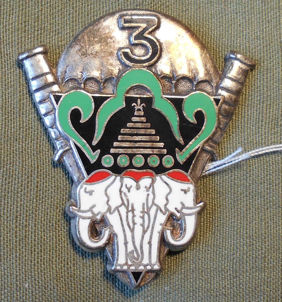 FRANCE / PARA / 1er RCP / 3em Cie., Verzamelen, Militaria | Algemeen, Verzenden, Landmacht, Embleem of Badge