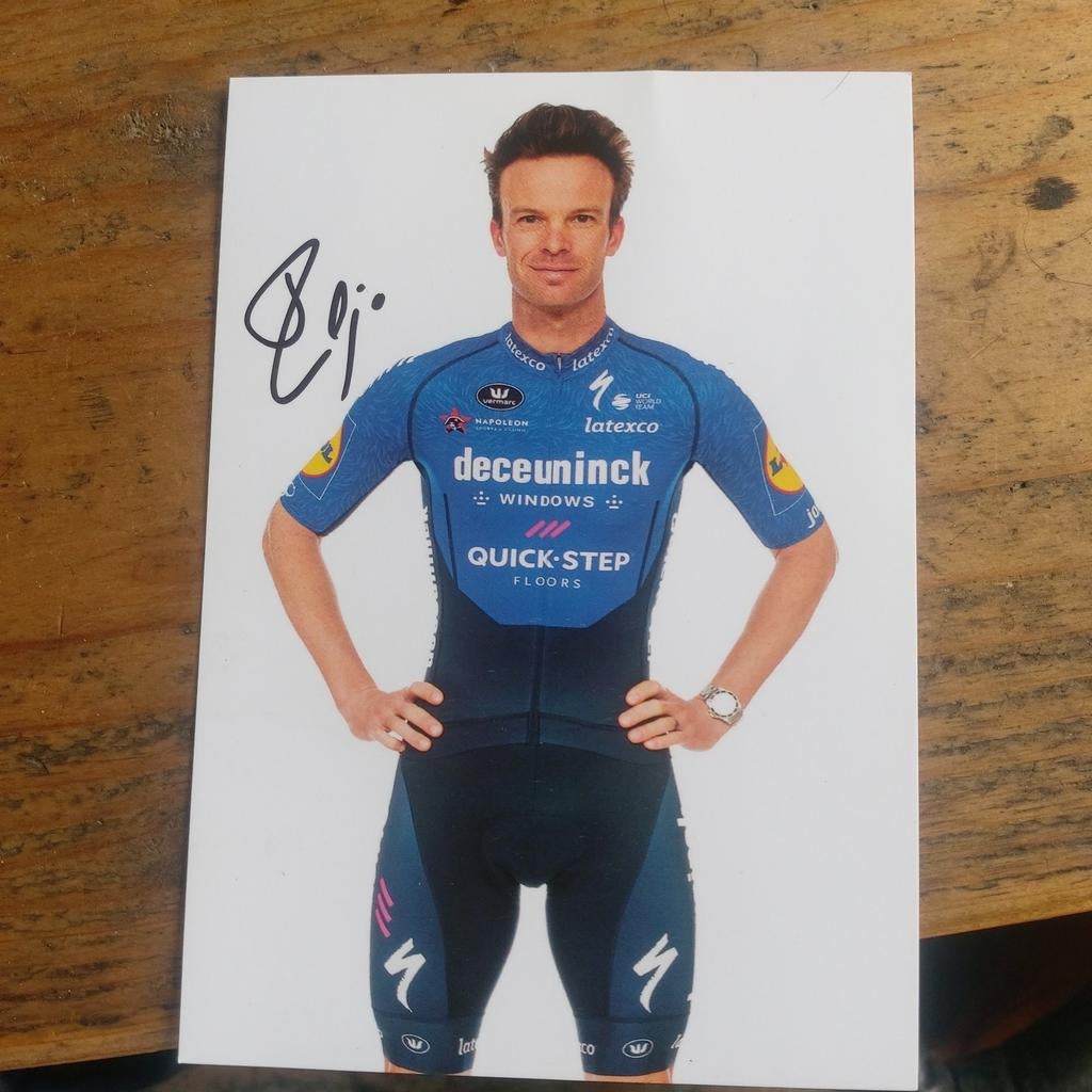 Carte cycliste signée Iljo Keisse, Enlèvement ou Envoi, Comme neuf