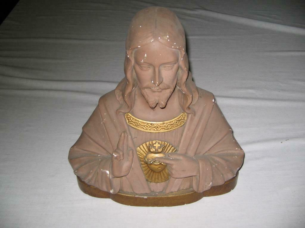 Sacré-Cœur, image du Christ - art déco, Antiquités & Art, Antiquités | Objets religieux, Enlèvement