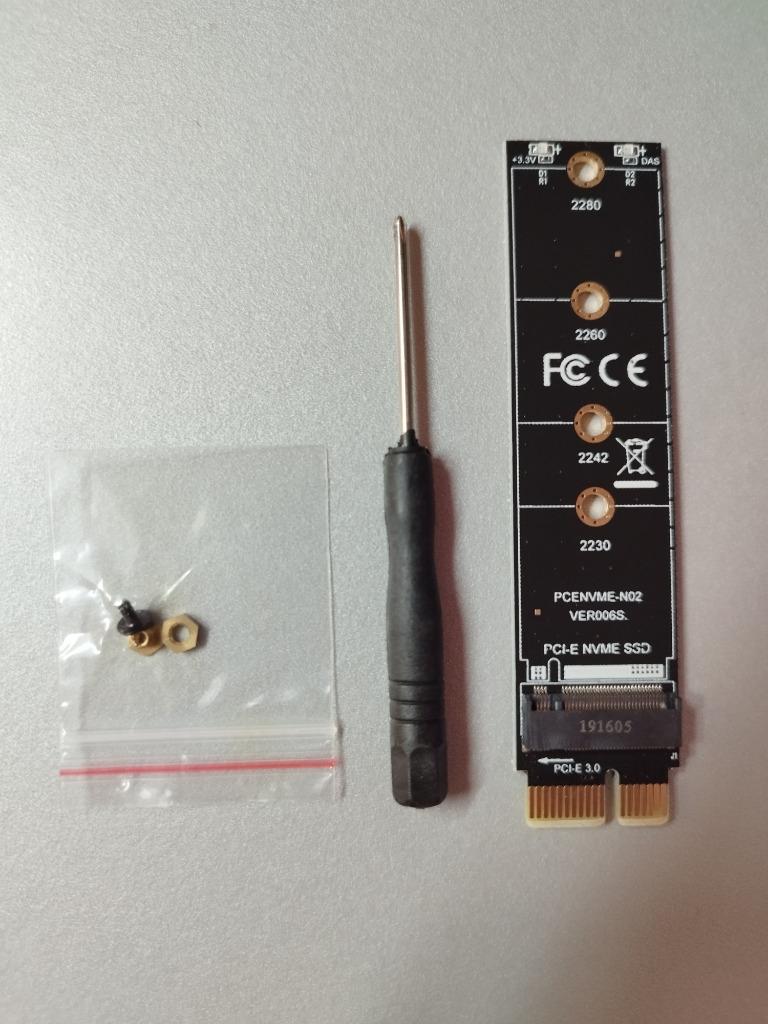 PCI Express x1 naar M.2 Key M Adapter interface kaart, Enlèvement ou Envoi, Neuf, SSD