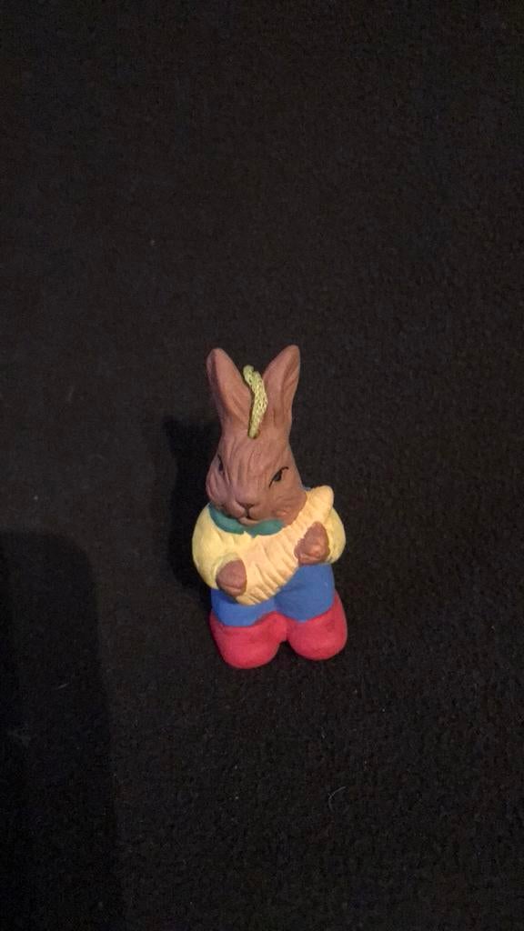 Figurine poterie lapin 7 cm, Divers, Comme neuf