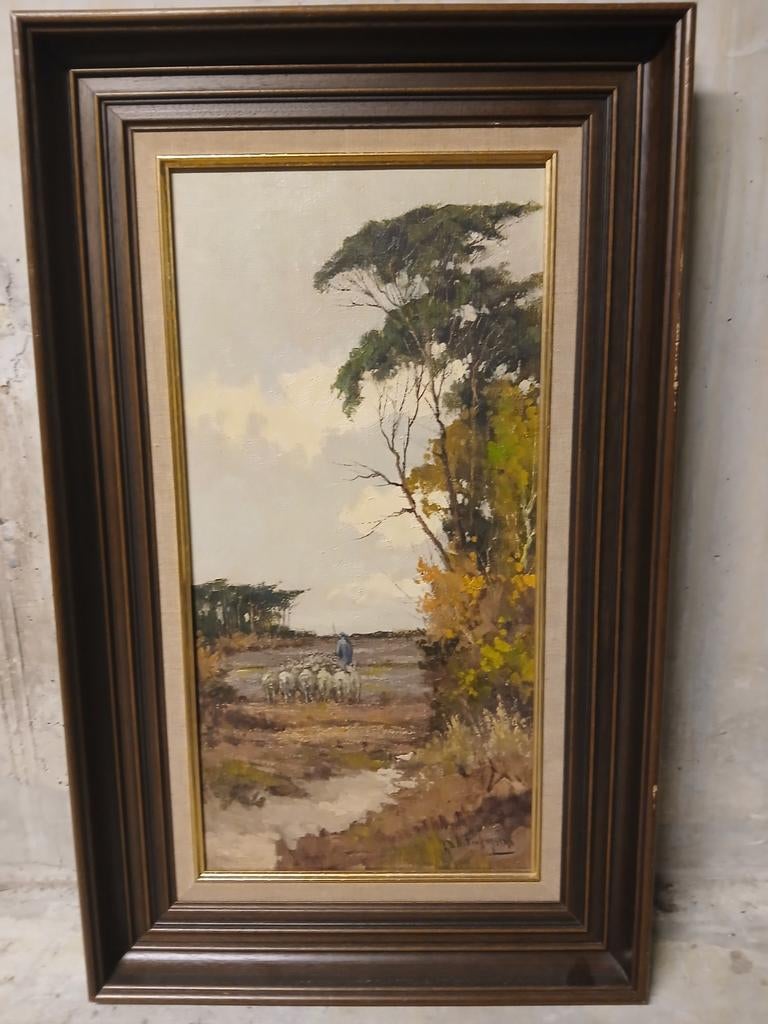 Schilderij van Joop Uittenbogaard, Antiek en Kunst, Ophalen