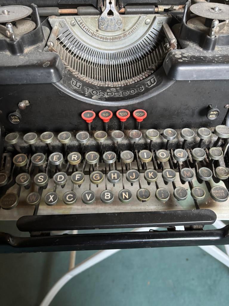 Oude typmachine te koop, Ophalen, Gebruikt