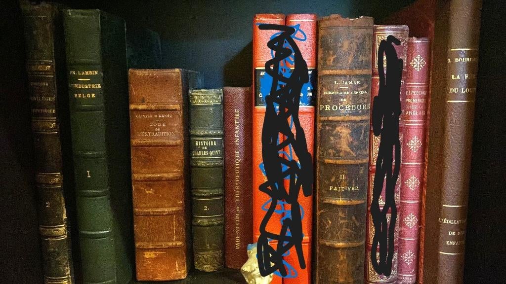 Lot de 8 anciens livres avec de très belle reliure, Ophalen