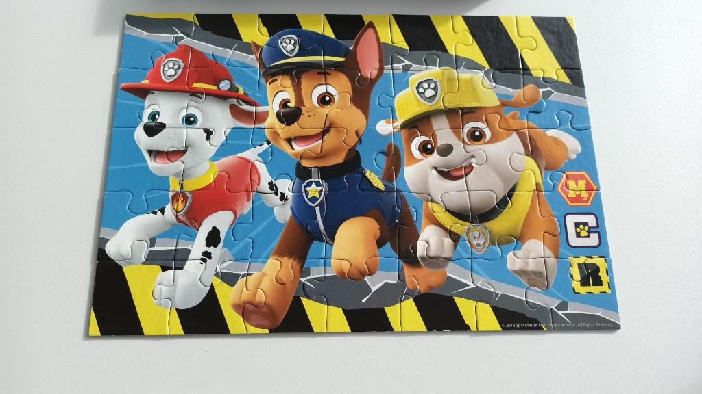 Puzzel - Paw Patrol, Ophalen of Verzenden, 10 tot 50 stukjes, Zo goed als nieuw, 4 tot 6 jaar