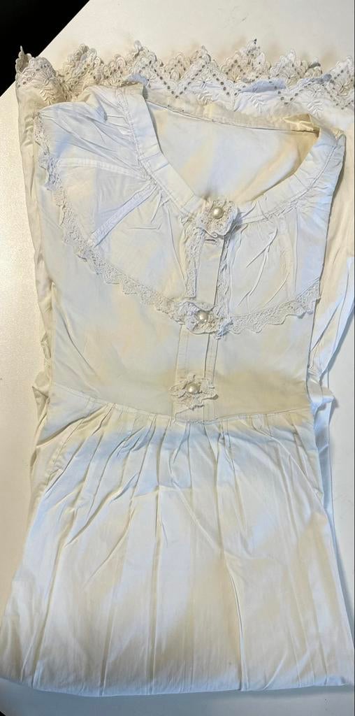 Robe de nuit entièrement faite main. Début XXeme s, Vêtements | Femmes, Porté, Taille 42/44 (L)
