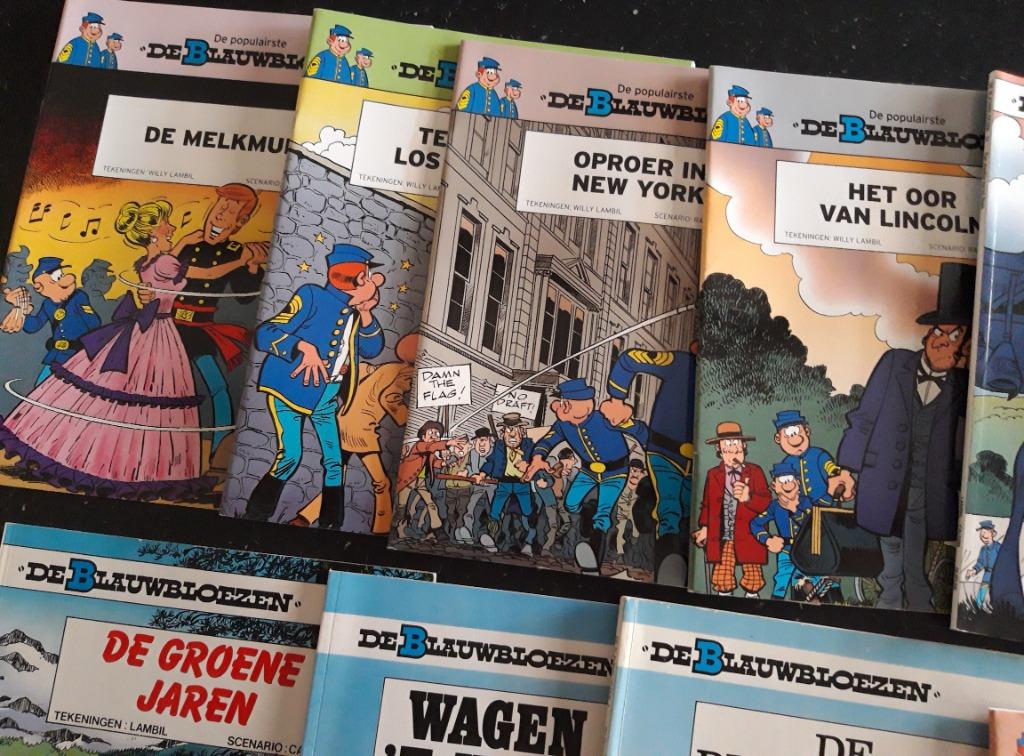 Strips - De Blauwbloezen, Boeken, Stripverhalen, Zo goed als nieuw, Ophalen of Verzenden